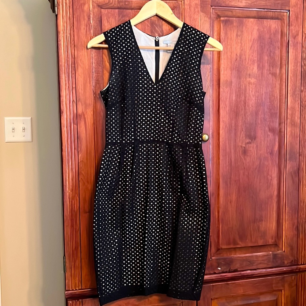 H&M Black eyelet dress Sz 4